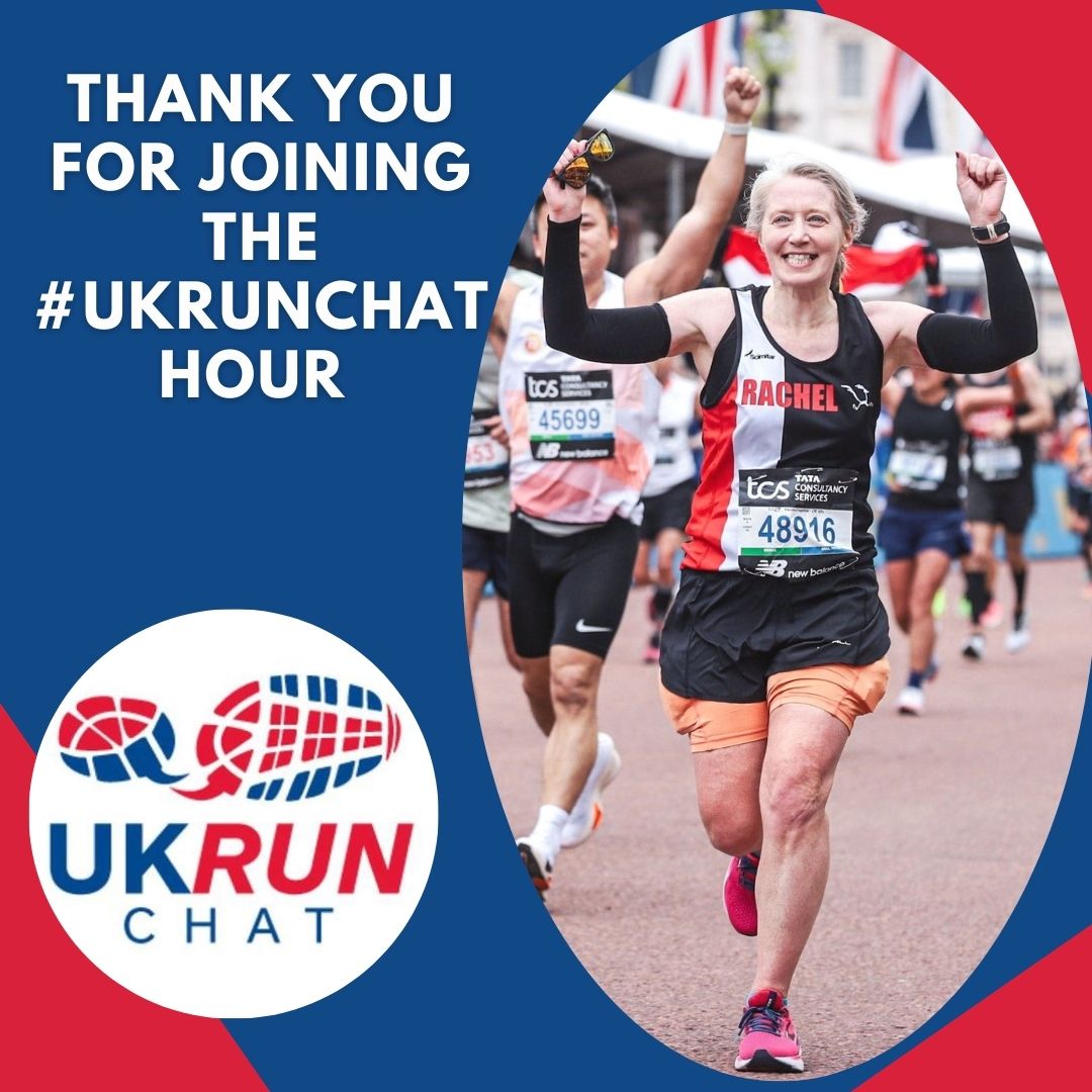 Thank you all for joining in tonight's #ukrunchat hour, and extra special thanks to our host @RachelBuk for a great hour. Please comment below or DM us if you would like to host an hour - now taking bookings for June and July.