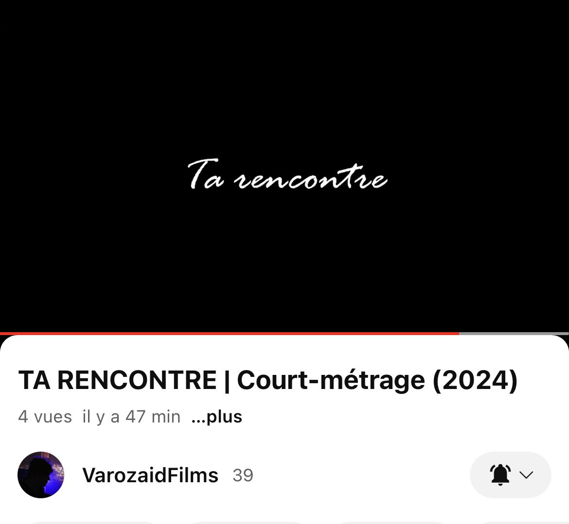 loly_tbl's tweet photo. « ᴛᴀ ʀᴇɴᴄᴏɴᴛʀᴇ » Dispo sur YouTube!
Heureuse d'avoir pu jouer sur ce court-métrage réalisé Valentin Bénard , produit par Tomorrow_productions76, assistant réal Kellian Fleutry ⬇️

https://t.co/Qo5GrqsJMQ https://t.co/1eorRTt81e