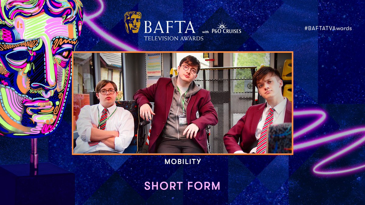 Mobility is awarded the BAFTA for Short Form 👏 #BAFTATVAwards with @pandocruises