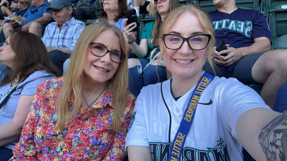 Spending Mother’s Day with the Mariners! #SeaUsRise #Mariners