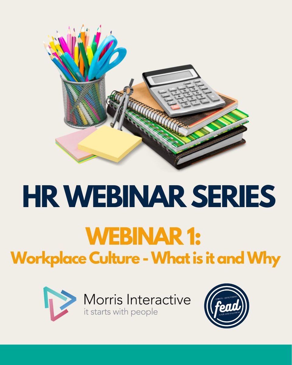 🌟 Join us for out Webinar: 'Workplace Culture - What is it and Why' on May 14, 2024, at 10:00 AM (CST). 💼 Don't miss out - sign up now! 

🔗 Sign up today: buff.ly/4dBty0T 

#HRWebinarSeries #WorkplaceCulture #ProfessionalDevelopment #FEADCanada #MorrisInteractive