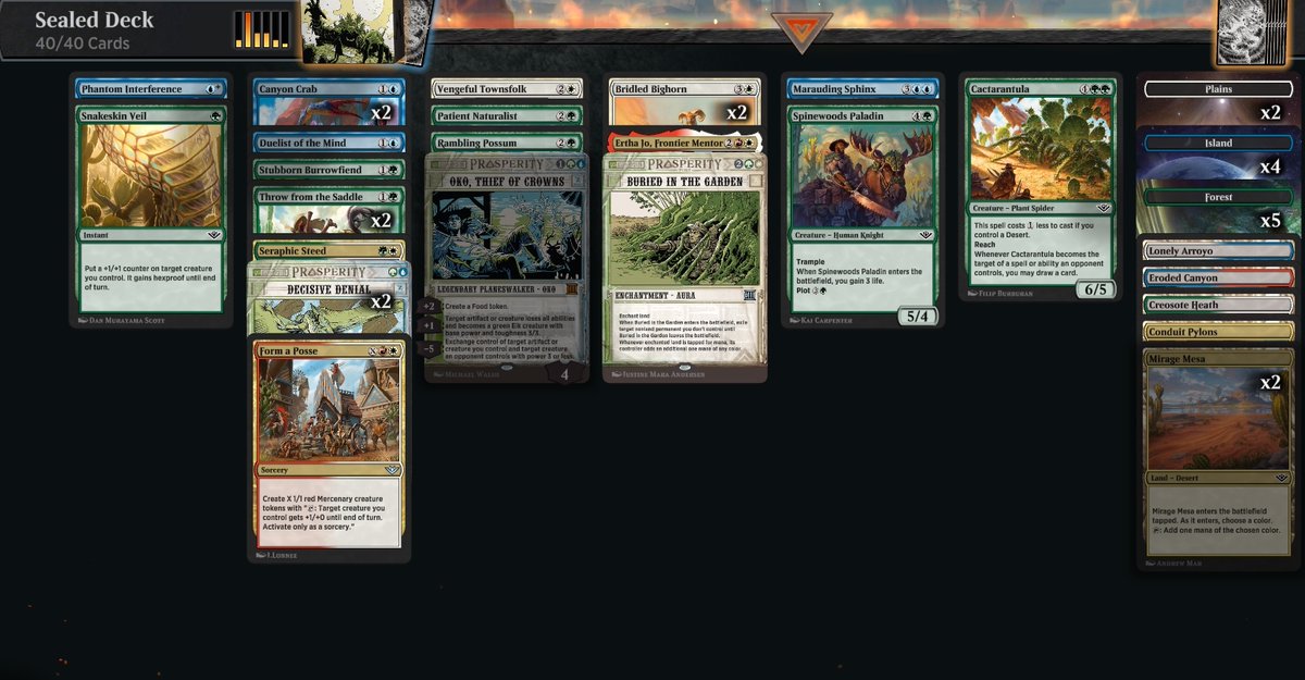RyoxD_'s tweet photo. 3-2 day2 in the arena sealed qualifier. A lot of close games 

@fireshoes https://t.co/7ca3iGkukf
