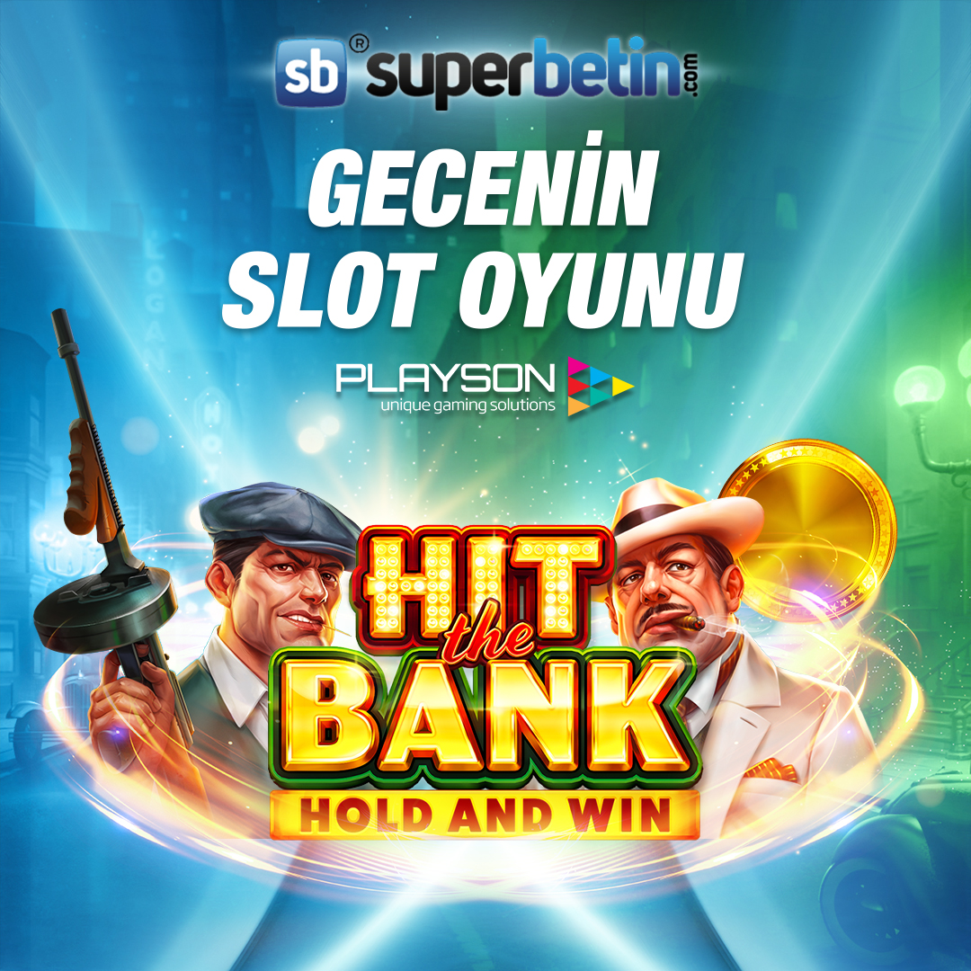 🎰 Superbetin'de gecenin slot oyunu Hit the Bank!

🤩700.000 TL ödüllü Playson Nakit Turnuvası oyunlarından Hit the Bank oynayın ödül havuzundan siz de kazanç sağlayın.