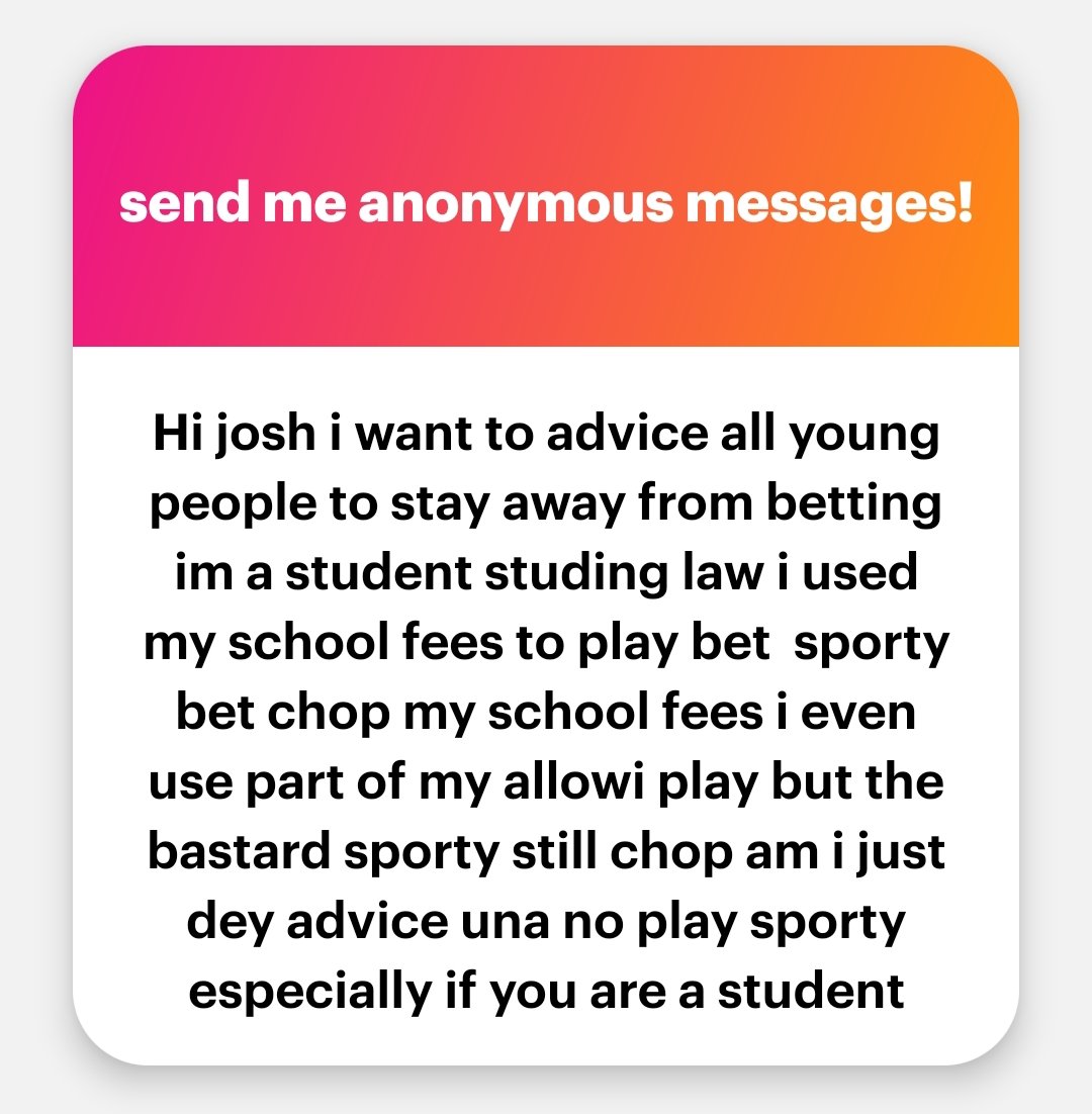 'Stay away from betting if you are a student' - Anonymous retired punter