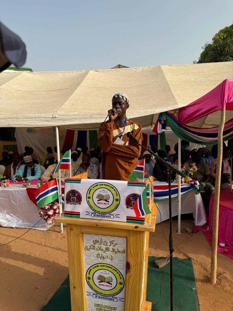 I attended the Bun Foday School Annual Quranic Recitation (TARRI) in Mandinaba in my capacity as the mother of the organization. The program was named after Alagie Momodou Turo Darboe who is a philanthropist and helps a lot when it comes to the advancement of Islam.