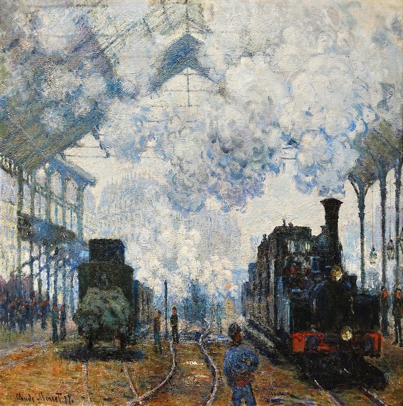 Have a great night 💤 Claude Monet's Arrival of the Normandy Train #goodnightwitterworld #GoodnightEveryone