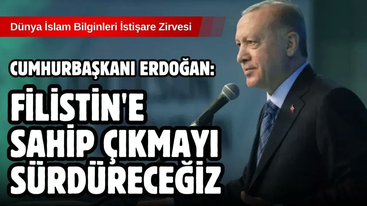 Başkan Erdoğan ; 'Kimin ne dediğine bakmadan, Filistinli kardeşlerimize bütün imkanlarımızla sahip çıkacağız.' Filistin özgür olacak 🇵🇸 #ReisleÜlkeEminEllerde