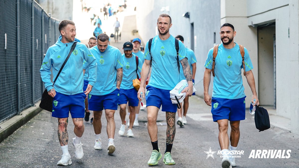 SoundersFC's tweet image. The boys are in the building 💪

@rockstarenergy | #PORvSEA