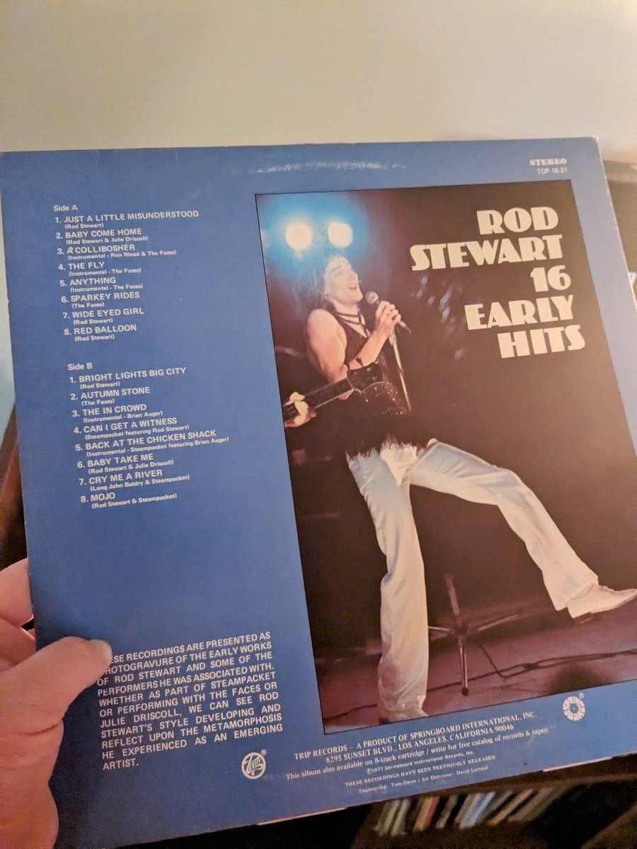 KCadillac35's tweet photo. @jackybambam933 found this gem of @rodstewart today at Rainbow Records in Newark,DE. I know you will appreciate. https://t.co/jbL1SjWAOc
