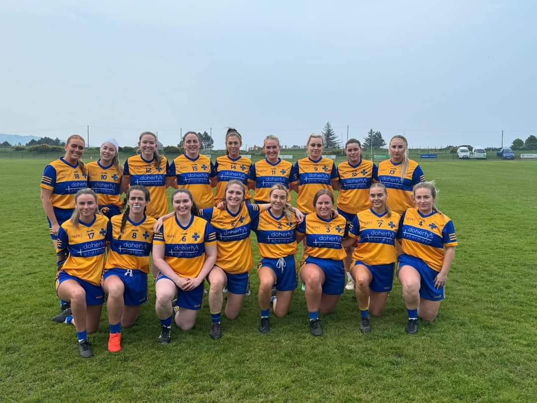 Our Senior Ladies debuted their new jerseys sponsored by Doherty's Pharmacy this evening, away to a strong Oisin's Glenariff team. Thank you to Doherty's Pharmacy for their continued support 💛💙