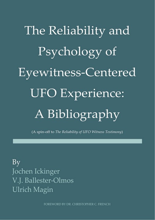 UFOinformation's tweet image. Eine neue Bibliografie listet über 1300 Veröffentlichungen zur Psychologie von UFO-Erfahrungen aus Wissenschaft und UFO-Forschung. Autoren sind V.-J. Ballester Olmos, Ulrich Magin und ich. Ein Spin-off des letztjährigen Kompendiums. Download auf Academia: academia.edu/118909947/The_…