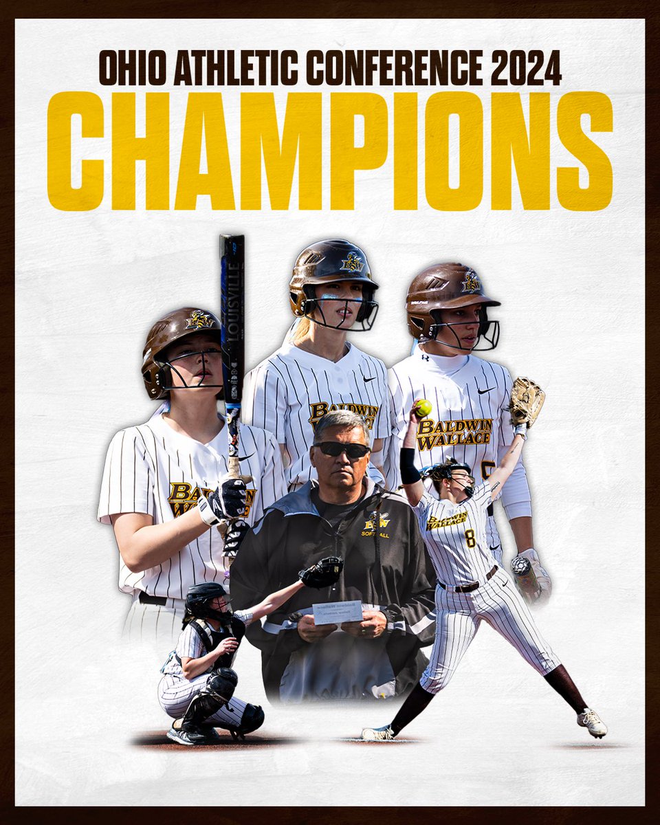 Baldwin Wallace Athletics (@bwathletics) on Twitter photo CONFERENCE CHAMPS π CONFERENCE CHAMPS π