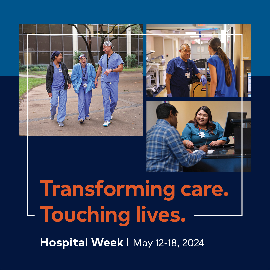 As we begin National #HospitalWeek, HCA Healthcare honors each colleague who makes a positive impact in the lives of our patients and community members each day. Thank you for transforming care and touching lives. #WeShowUp