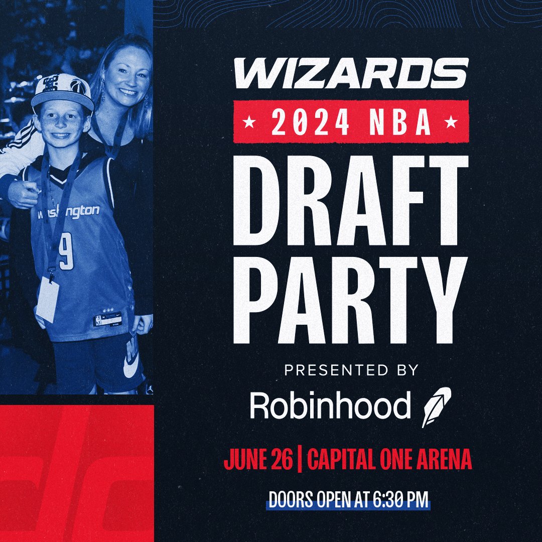 We’ve got our spot in the 2024 NBA Draft...make sure you have a spot at our Draft Party. 🤞 🤝 pres. by @RobinhoodApp 🎟️ Free tickets: bit.ly/4bd07kh