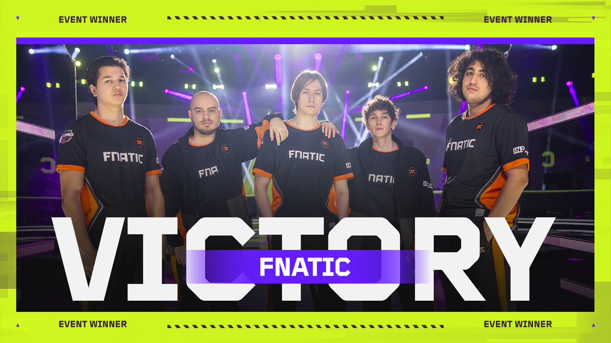 THEY HAVE DONE IT!

@FNATIC IS YOUR #VCTEMEA STAGE 1 CHAMPION! 🔥👏