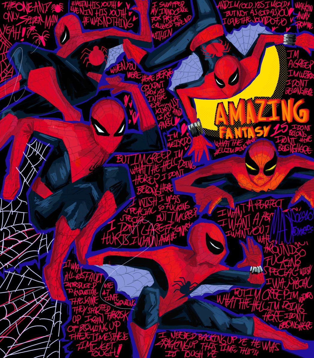 Amazing Fantasy, the creep and only one Spider-man 💖💖