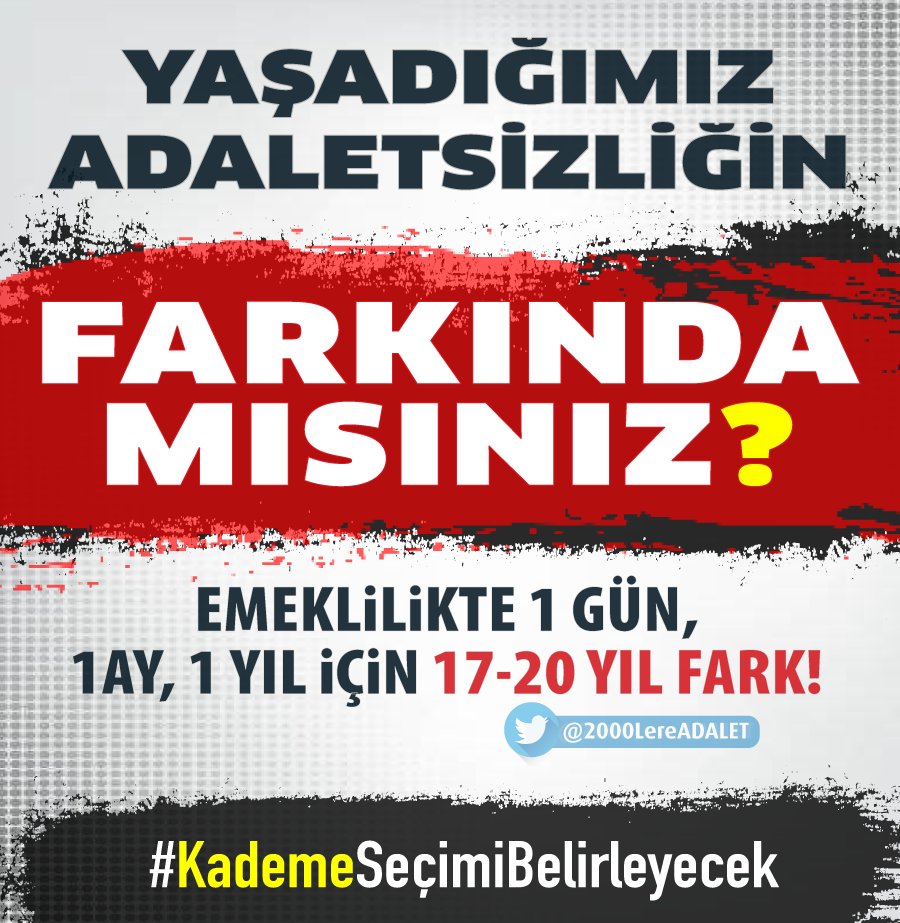 Son yapılan emeklilik düzenlemesi ile ortaya kocaman bir mağduriyet çıktı Az primli çalışan emekli çok primli çalışan mağdur edildi
#EytSonrasıKademeBekliyor