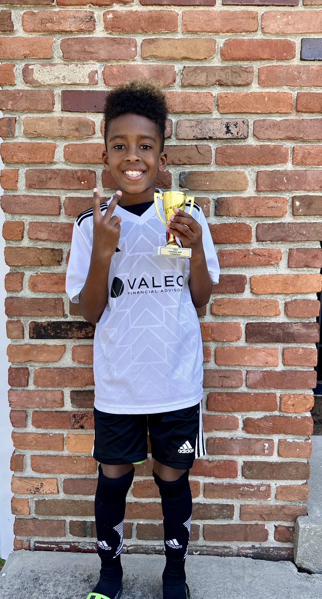💡STUDENT SPOTLIGHT 🔦 Carter, 3rd grader in Ms. McGlan’s class, celebrated Mother’s Day weekend by competing in the Dynamo MVP Tournament. He & his team played hard all weekend and after winning ALL 4 games they brought home the Championship Trophy! 📚⚽️🏆 #ProudPrincipal