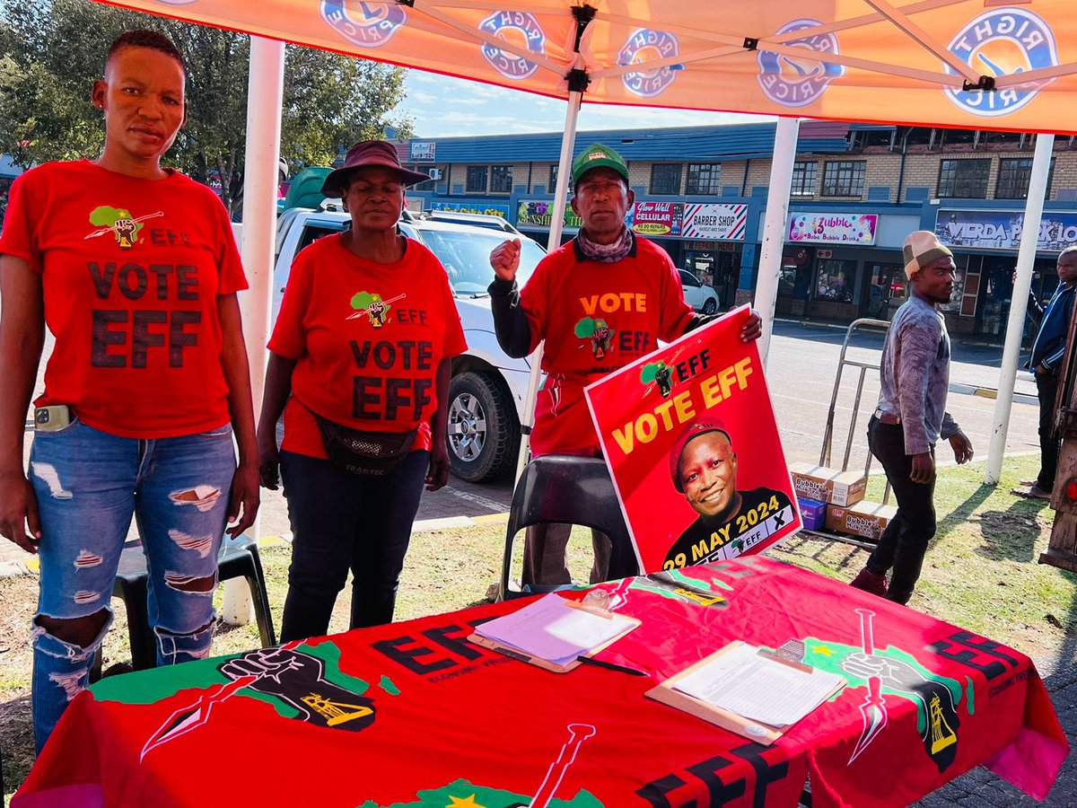 Join the EFF Tshwane Region 4 Canvassing Program in Wierda Park, Centurion! Let's engage with the community and spread the message of change. Together, let's make our voices count on May 29, 2024! #VoteEFF29May2024
