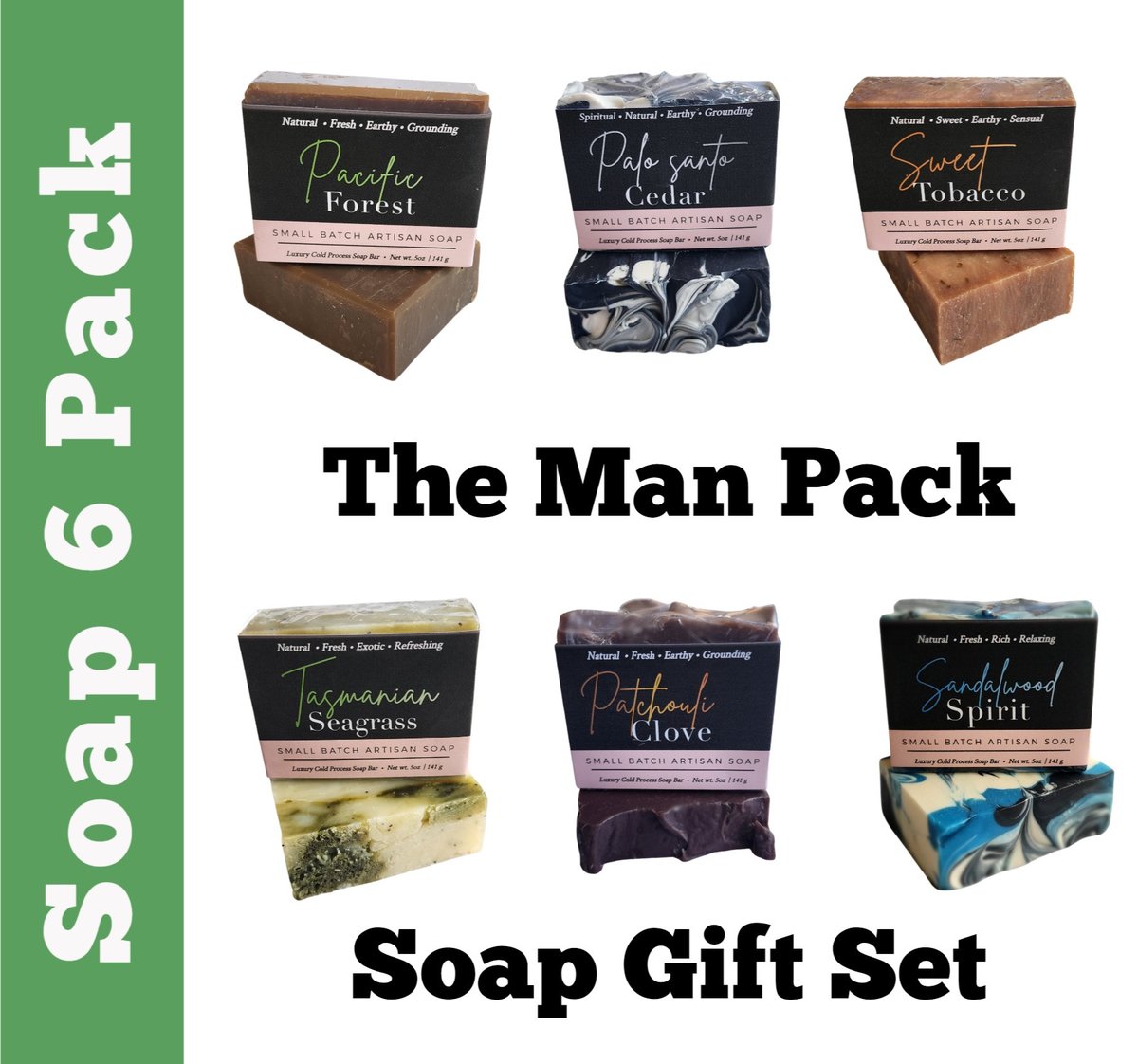 The Man Pack tuppu.net/a8db4738 #selfcare #Christmasgifts #womanowned #smallbusiness #bathandbeauty #Soap #handmade #vegan #handmadesoap #DeShawnMarie