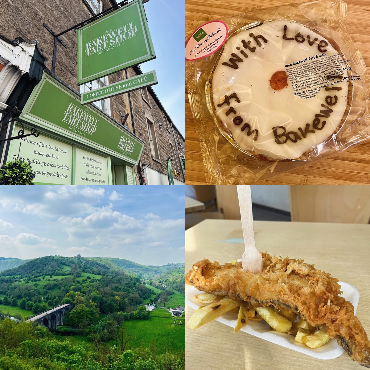 Adventures, day tripping and exploring the weekend away 😍

From Buxton to Monsal Head. 
Matlock Bath for potentially the BEST Fish N Chips I’ve ever had to Bakewell, for the tarts and Sunday strolling round Cheshire. 

Perfection. ♥️