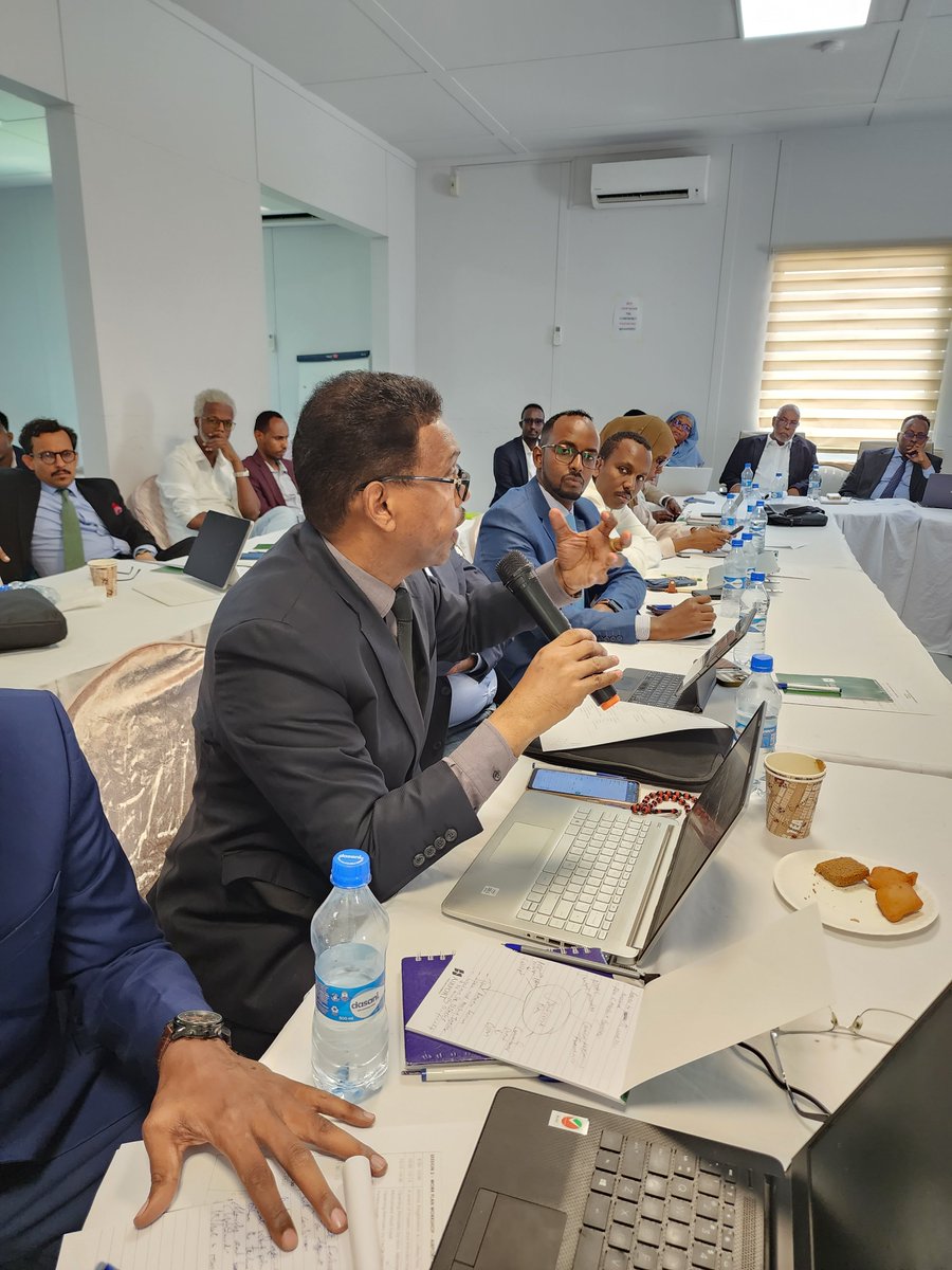 Minister of Agriculture & Irrigation @Hon_Maareeye expressed optimism that the workplan review workshop today will set targets for transformative programming in the #agriculture sector. Together, we're building resilience against #climate shocks for #SustainableGrowth.