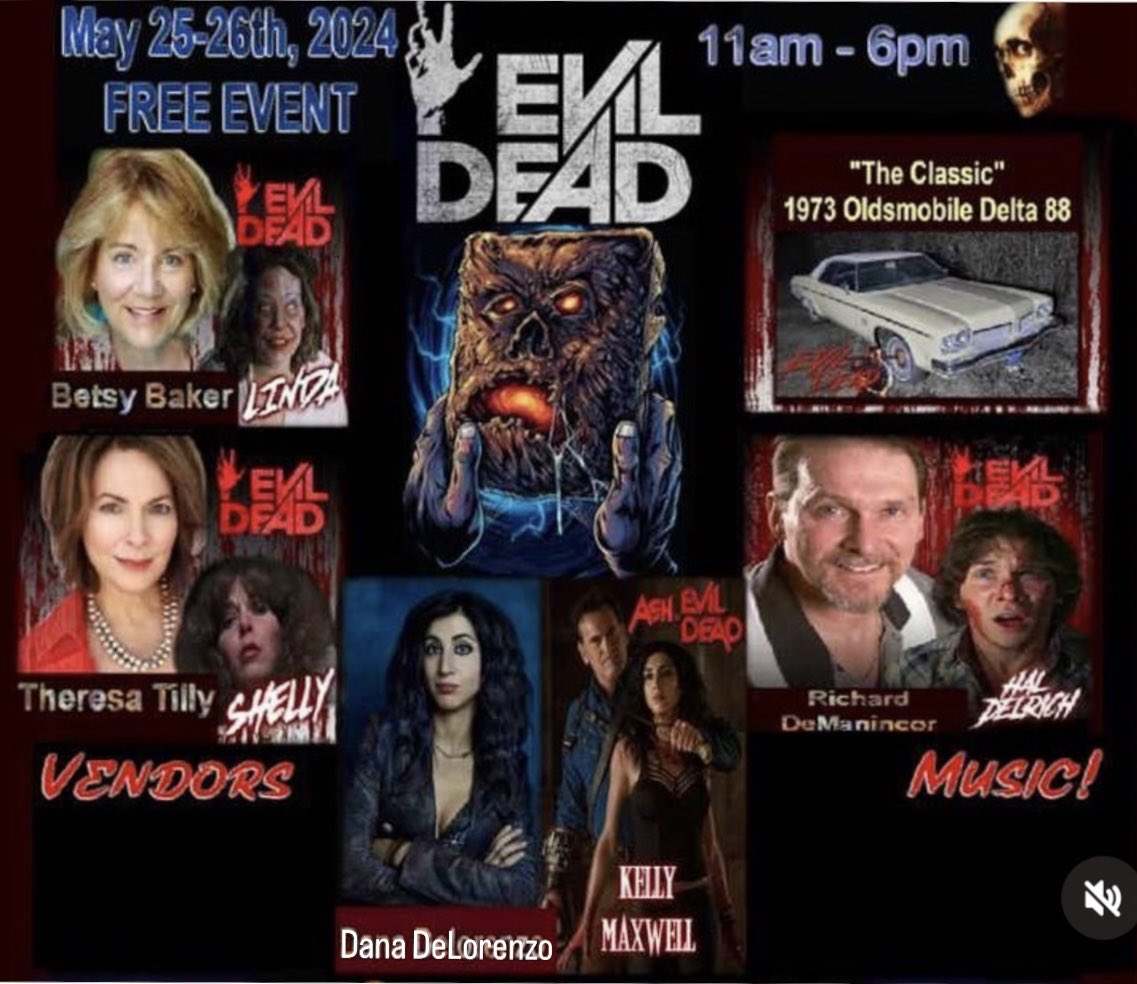 TEXAS! I’m coming back to see ya in 2 weeks in San Antonio! 
Hanging with these horror legends at Retro City’s Necronomi-Con 
MAY 25-26th
@Retro_city210 

tinyurl.com/3yabafte

#horrorcon #texas #evildead #AshVsEvilDead
