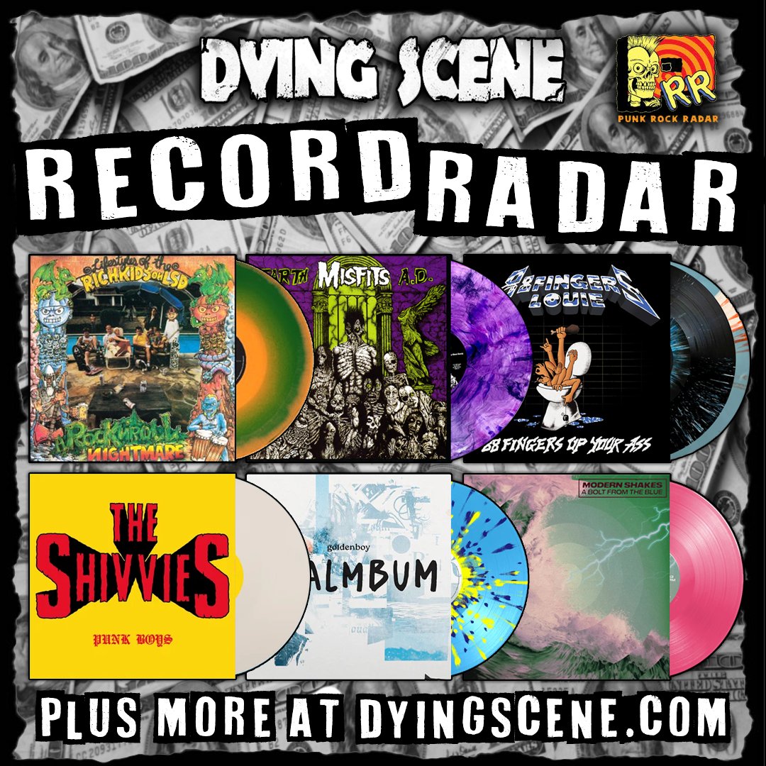 RKL! The Misfits! 88 Fingers Louie! A bunch of bands you haven't heard of but should check out! Vinyl! Records! Put it all together and what's that spell? Record Radar! dyingscene.com/ds-record-rada…