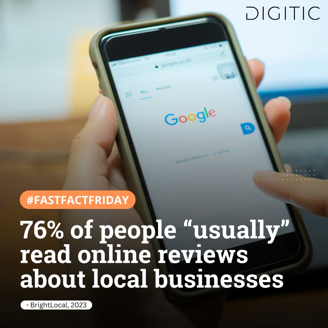 DigiticSEO's tweet image. Happy #FastFactFriday! Nearly every single person relies on reviews to guide their decisions. This is why getting quality reviews from your firm's clients is so important.