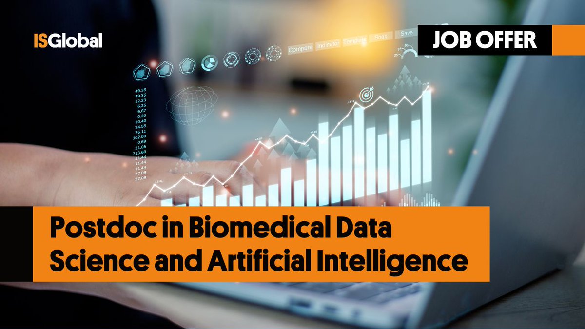 📊Passionate about data science and #AI? Join ISGlobal team! 👉We are looking for a postdoctoral researcher to develop novel research in chronic liver disease using advanced data analytics and machine learning. Apply here now: 📌isglobal.org/-/postdoc-in-b… #ISGlobalJobs