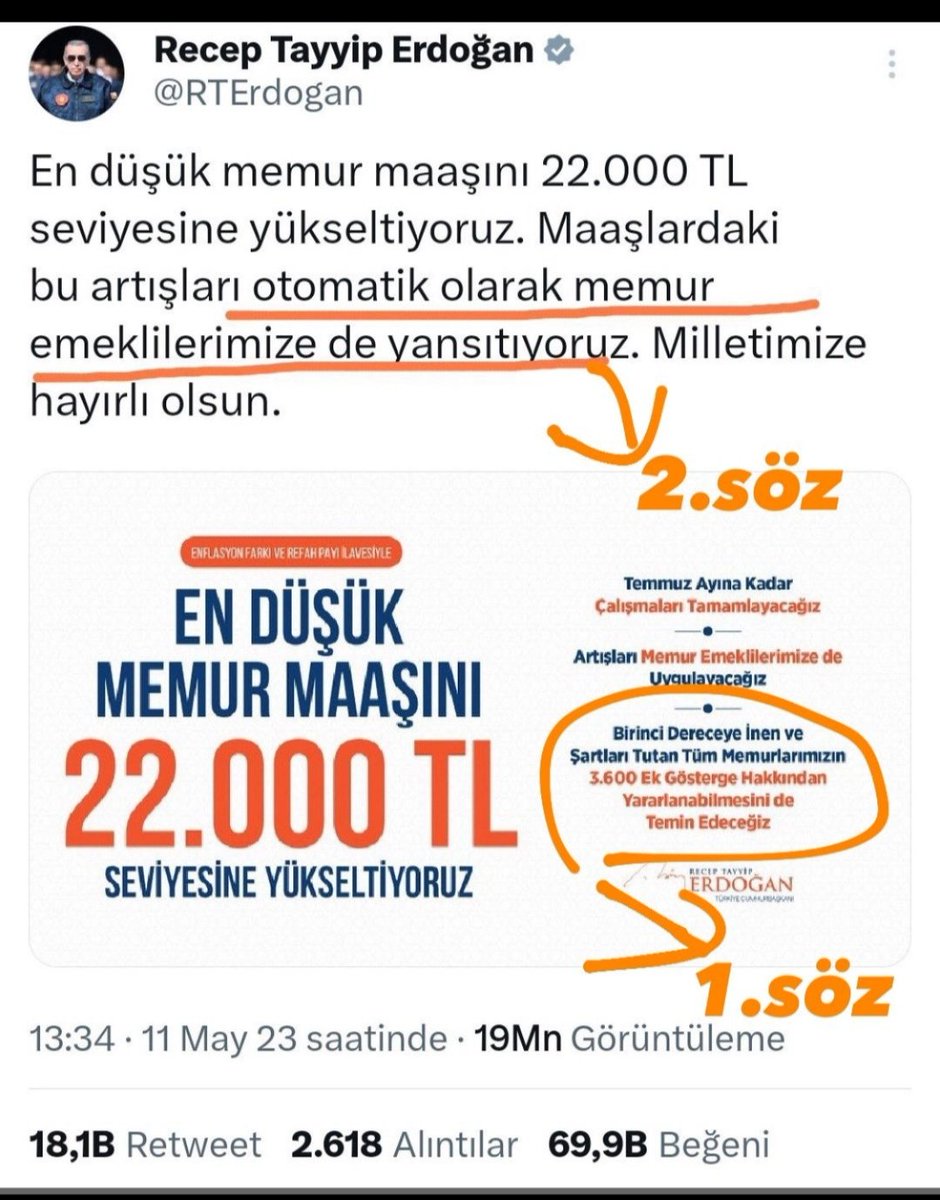 En düşük Emekli maaşı diye diye SGK maaş bağlama kriterlerini alt üst ettiniz 3500 gün prim ile 9000 gün prim ödeyenler maaşta eşitlenemez Anayasaya aykırı davranarak güç kaybediyorsunuz ➡️657 tabii #EmekliMemur ların seyyanen zam hakkı gasp edilemez  @tcbestepe @Akparti @mhp