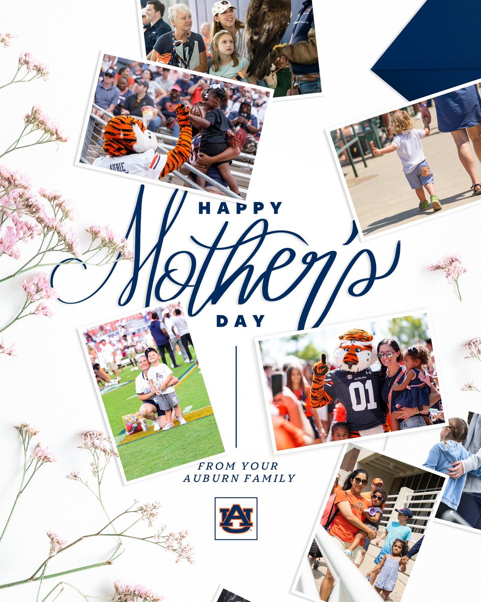 To all the moms who took us to early morning practices and a million tournaments! #WarEagle X @AuburnTigers