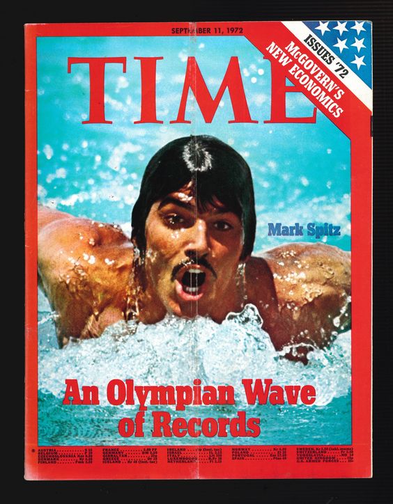 Cover of Time Magazine, 11th Sept 1972. Remember Mark Spitz?