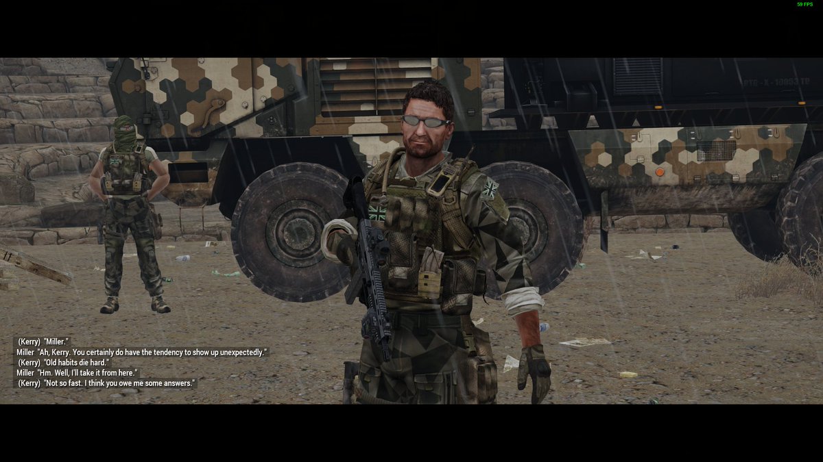 It's always the sneaky Brits! Just finished #Arma3 main campaign. Great fun! (With cheats!!!)
