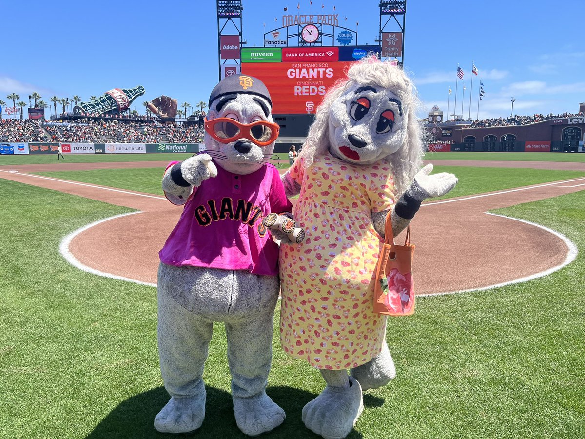 Happy Mother’s Day!! From me and my mom to all of you… Hugs & Fishes, The Seals #sfgiants