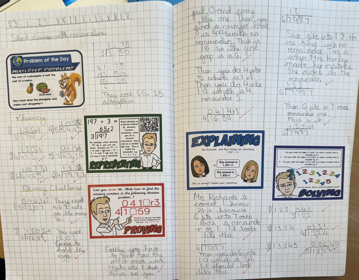 Mrs Hanley and I had the pleasure of looking through the Maths books last week. There were so many remarkable examples of children demonstrating their understanding using the CPA approach and key vocab🤩@Lea_Forest_HT @LFP_DHT_MrW @LFP_Dep @mrsrmurad @lea_forest_aet @CHanley74