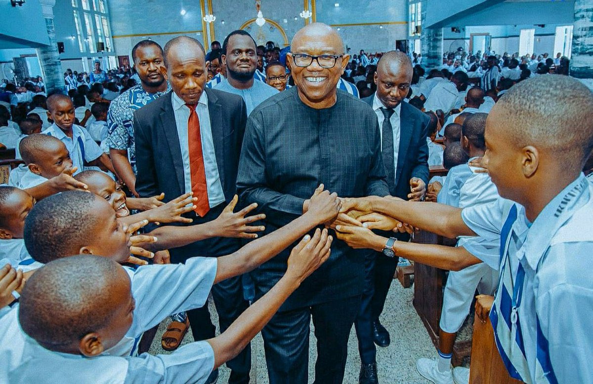 He is an epitome of abundant Blessings and Anointing for all. I touched him and felt blessed. Have you ever met him like I did. How did you feel? #ThankYouPeterObi #Obidients