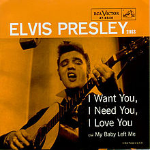 May 12, #Elvis1956 
EP released “I Want You, I Need You, I Love You.” The more than 300,000 pre-orders for single constituted the greatest number in RCA Victor’s history, reaching No. 3 on Billboard Top 100 popular music singles chart.
#ElvisHistory 
#Elvis2024 
#ElvisPresley