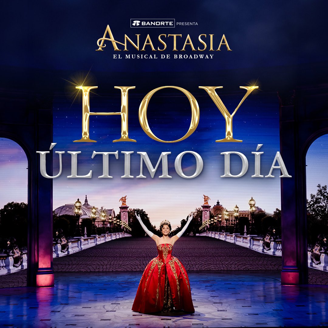 Es momento de partir y no tenemos palabras para agradecer tanto amor a esta temporada de #AnastasiaMx. 👑💜 

Tal vez esta historia termina hoy, pero su recuerdo permanecerá por mucho tiempo.

Hoy es nuestro último viaje a París.