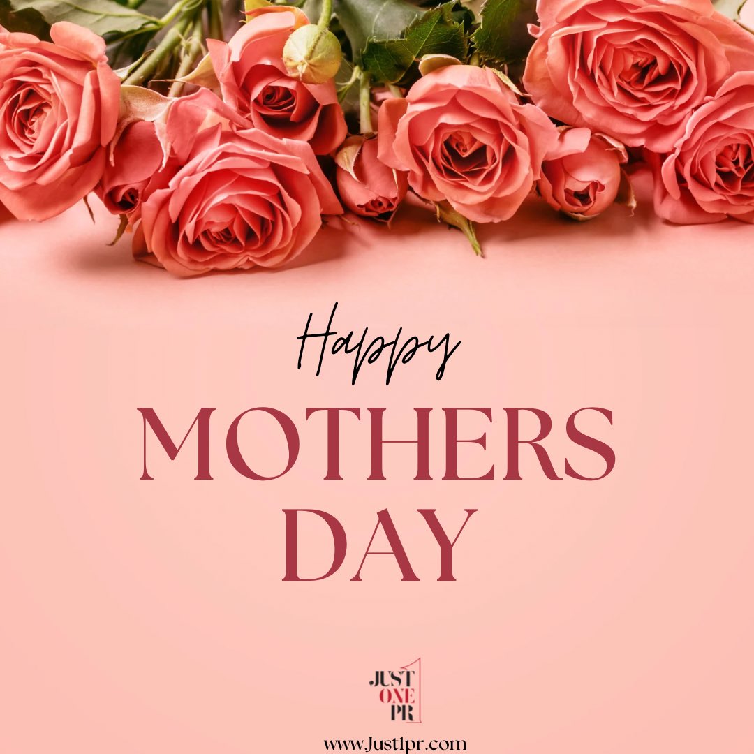 Today, we honor all the incredible mothers who inspire us with their strength, grace, and unwavering support. Happy Mother’s Day from all of us at Just1PR ! 💐 #MothersDay #Gratitude
.
.
.
.
#publicist #entrepreneur #prlife  #entrepreneurlife #women #pr #womanentrepreneur