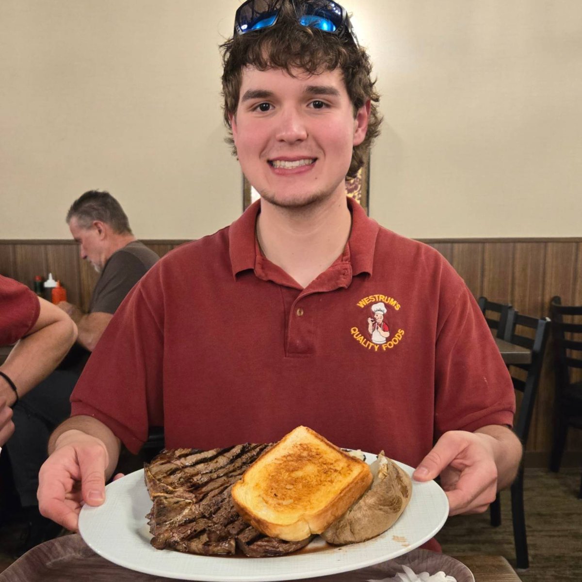 Our tradition every year after working @shepherdsharvestfestival is to have dinner at Hillcrest Best Steak House
If you have never been there before, it is definitely a must try!! Family owned for over 40 years!!! 
#amazing #food #great #people