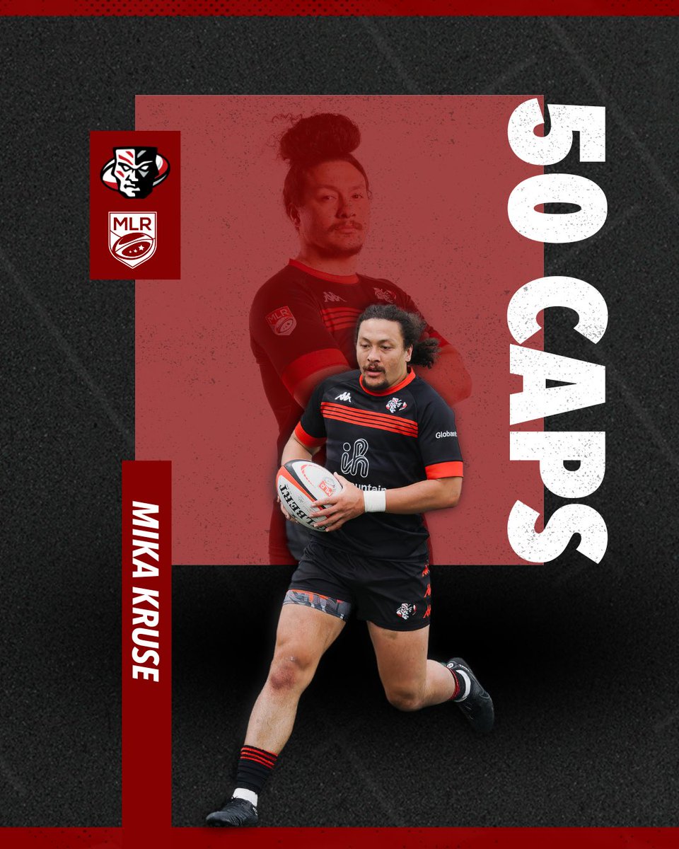 Congratulations to Mika Kruse on earning his 50th cap with the Utah Warriors! Mika was the 10th player in the league to reach 50 MLR caps in 2022 and has now reached 50 caps with the Warriors. We are lucky to have him in Utah! #ForTheNation