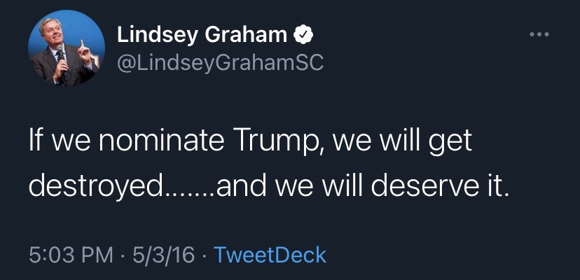 . Kristi Noem will be remembered for killing a 14-month-old little dog . . . ... and Lindsey Graham for this quote ! Some things stay forever. 💠 🧐 💠