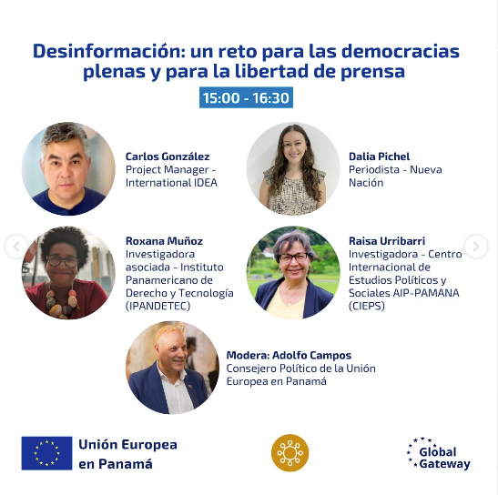 🇵🇦 Terminó la campaña electoral, hubo la elección general, se han proclamado ganadores, pero seguimos hablando de democracia. Esta tarde conversaremos sobre la desinformación y el reto de afrontarla en #EspacioEUROPA de la <a href="/UEenPanama/">Unión Europea en Panamá 🇪🇺🇵🇦</a>
