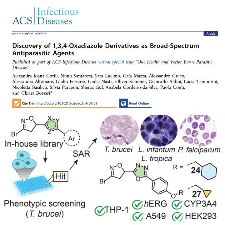 Chiara Borsari (@borsarichiara) on Twitter photo Hot off the press 🔥 ! Check out our work focused on the discovery of #broadspectrum #lowtoxicity agents for the treatment of vector-borne parasitic diseases just published in ACS #InfectiousDiseases <a href="/ACSBioMed/">ACS Publications Bio & Med Chem Content</a>! <a href="/1Healthdrugs_ca/">OneHealthdrugs COST Action - CA21111</a> <a href="/COSTprogramme/">COST</a>
pubs.acs.org/doi/10.1021/ac… Hot off the press 🔥 ! Check out our work focused on the discovery of #broadspectrum #lowtoxicity agents for the treatment of vector-borne parasitic diseases just published in ACS #InfectiousDiseases <a href="/ACSBioMed/">ACS Publications Bio & Med Chem Content</a>! <a href="/1Healthdrugs_ca/">OneHealthdrugs COST Action - CA21111</a> <a href="/COSTprogramme/">COST</a>
pubs.acs.org/doi/10.1021/ac…
