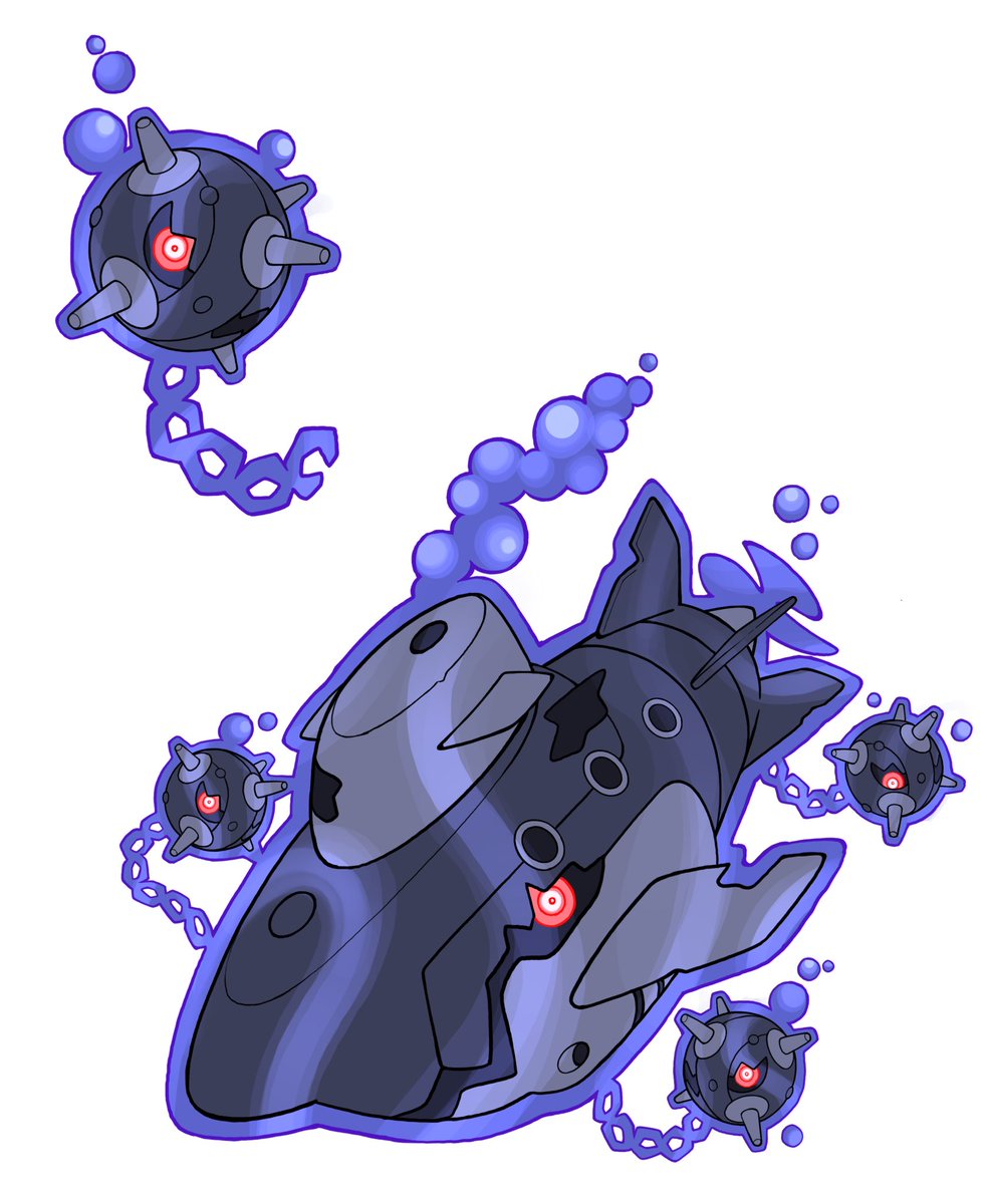 Mineon and Torpredator are totally not spooky Fakemon totally not hunting Galawhale and humans in the northern seas for their tasty spiritual energy. No sir.