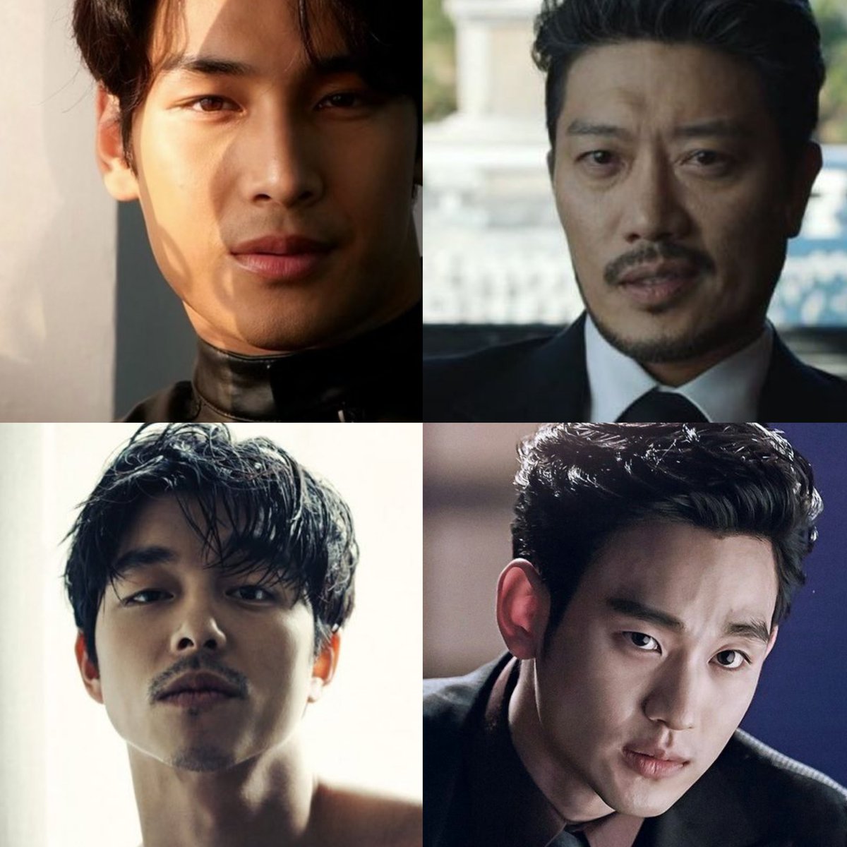 Şu dörtlünün bir dizide oynadığını düşünsenize 😍 

#ApoNattawin 
#ParkHeeSoon
#KimSooHyun 
#GongYoo