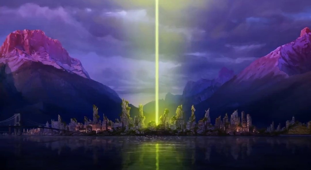 Korra just opened the spirit portal somewhere, making the sky bisexual