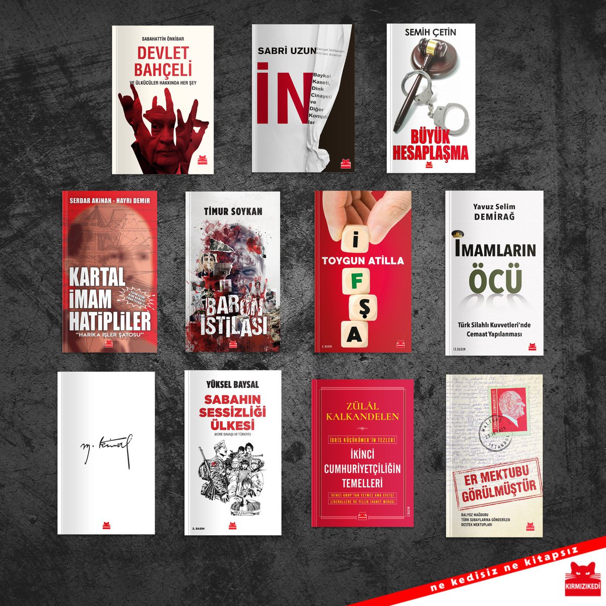 Türkiye gerçekleri bu kitaplardan öğrendi! Erzurum Kitap Fuarı’nda Kırmızı Kedi kitaplarına yasak getirildi. SUSTURAMAYACAKSINIZ! #kırmızıkedi #nekedisiznekitapsız