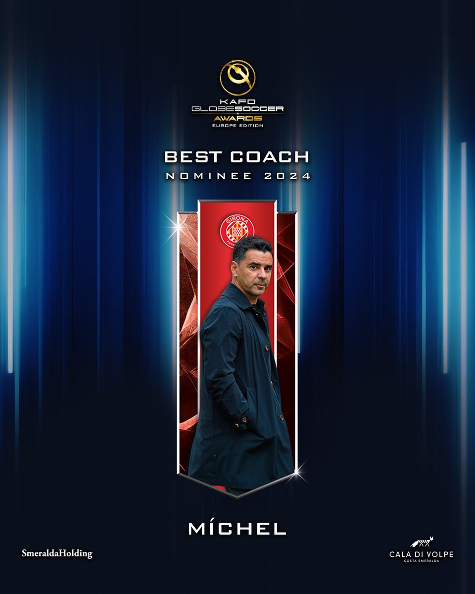 Will Míchel claim the title of BEST COACH at the KAFD #GlobeSoccer European Awards? 👑 

Cast your vote now! vote.globesoccer.com/vote/euro-best…

@michel8sanchez #KAFD #HotelCaladiVolpe #SmeraldaHolding